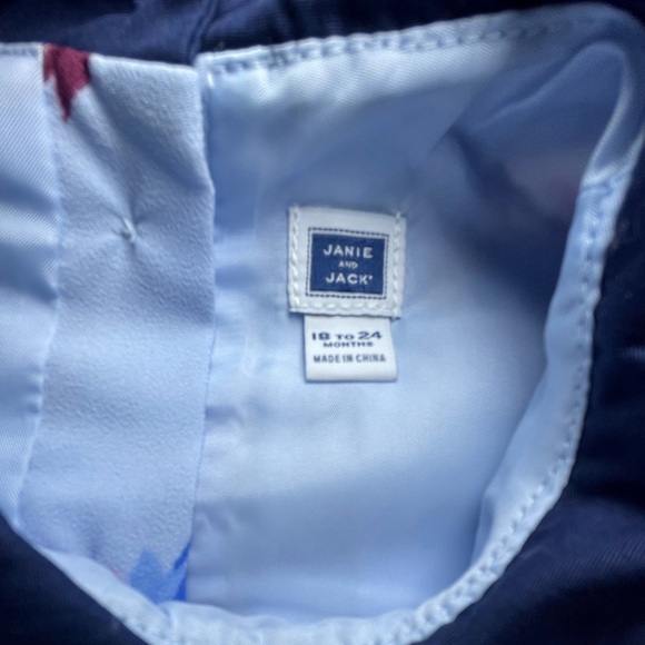 Janie & Jack Floral Pleated Dress w/ matching Headband - Picture 4 of 6